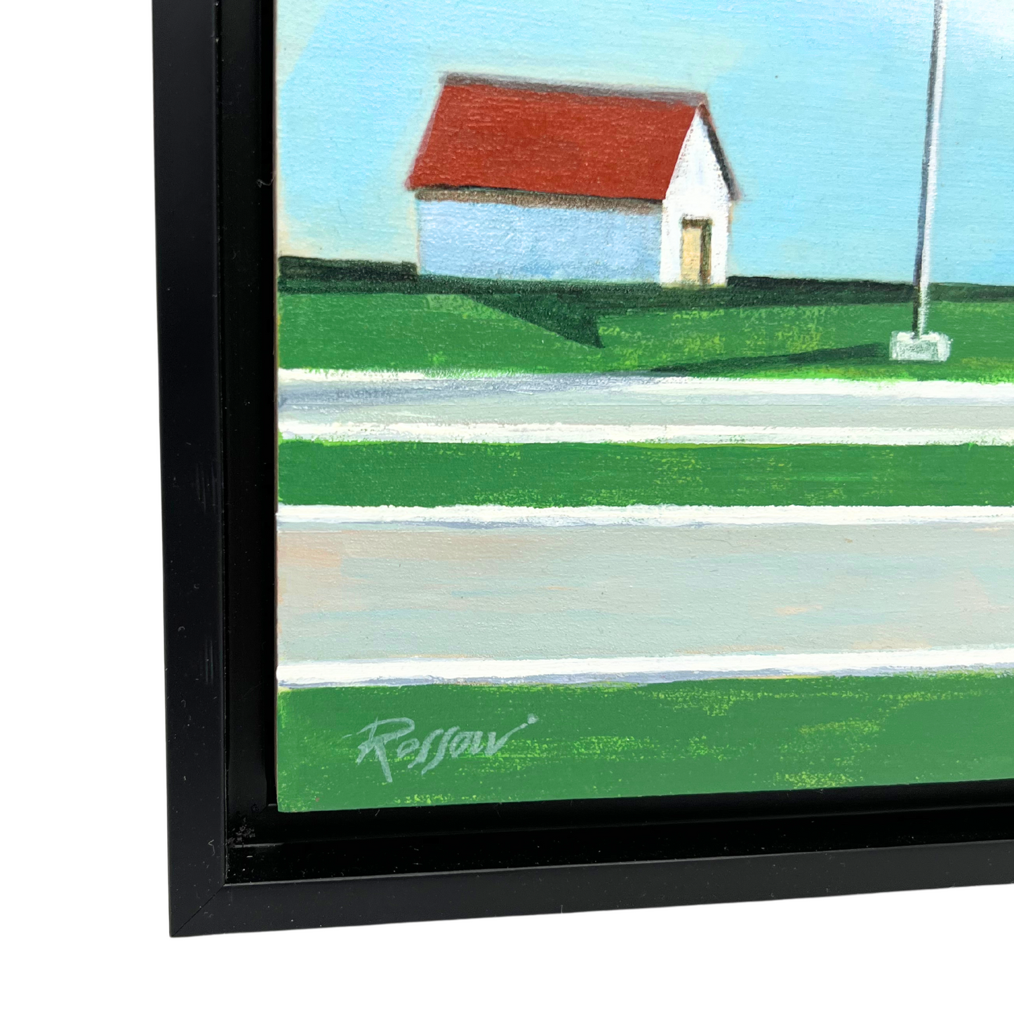 Point Judith lighthouse painting
