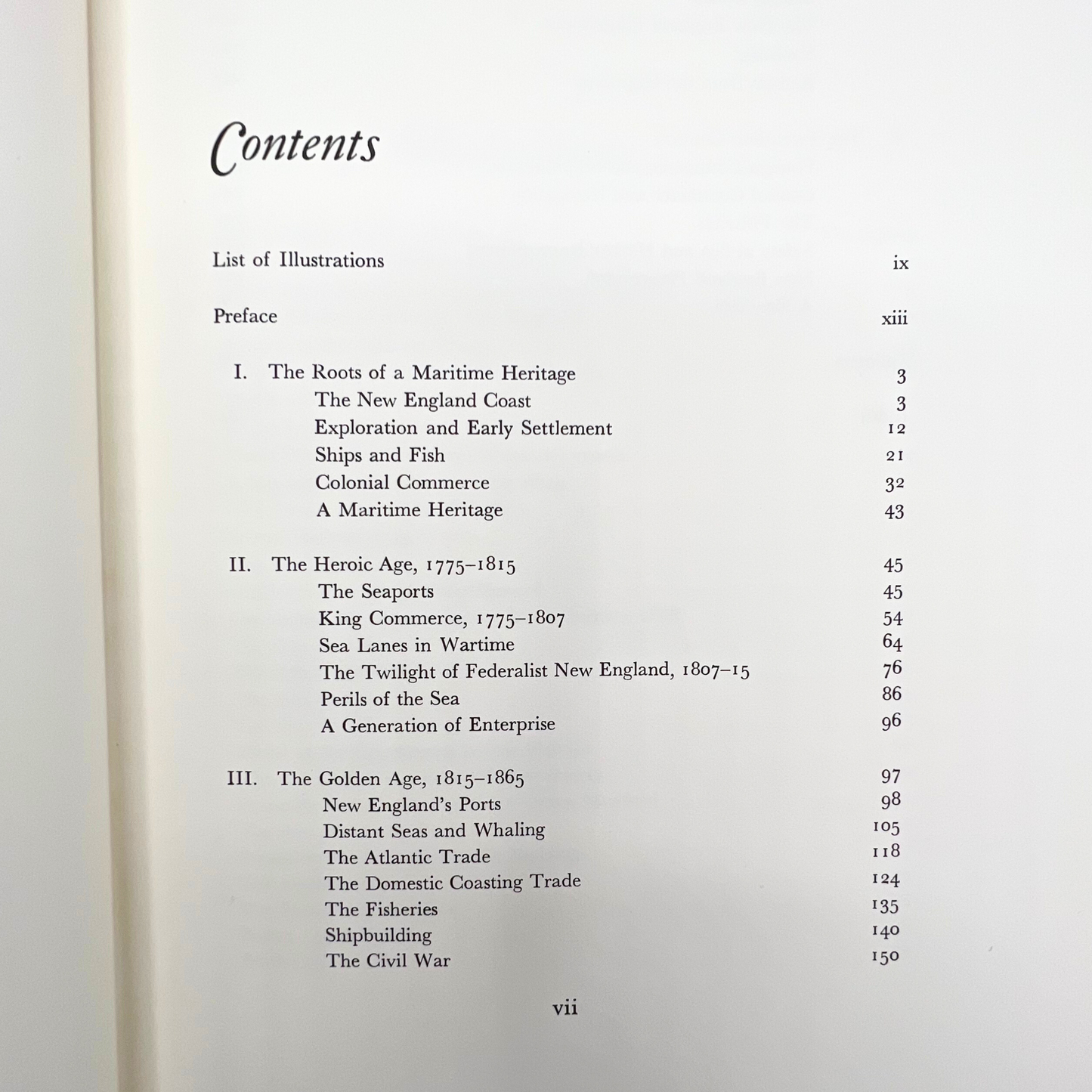 1972 book: New England and the Sea