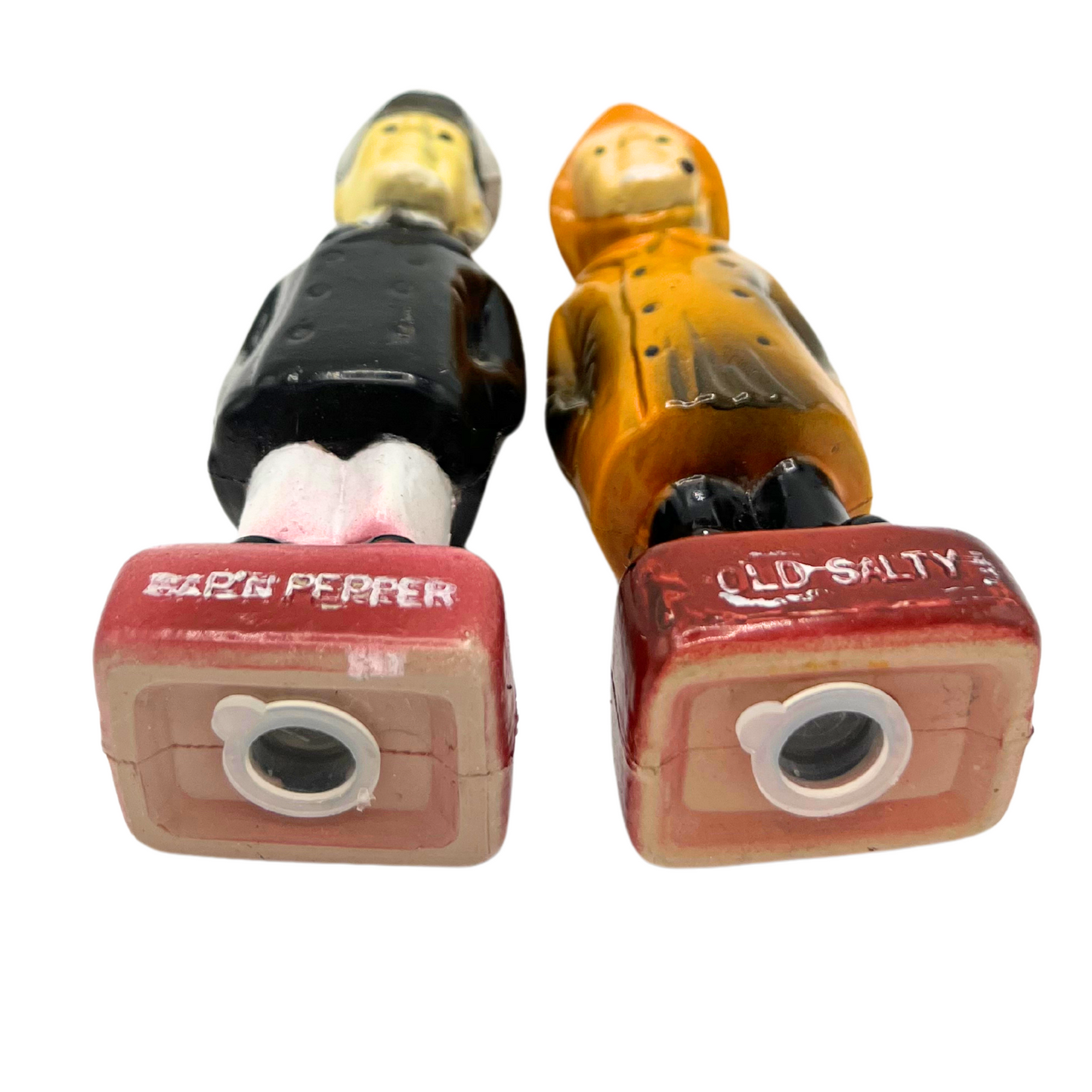 vintage cap'n pepper and old salty shaker set