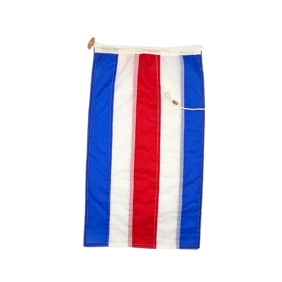 salvaged nautical signal flag - letter C