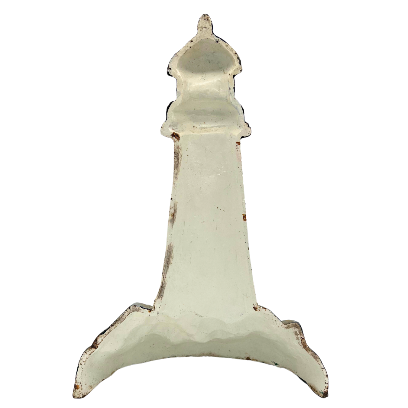 large vintage cast iron lighthouse door stop
