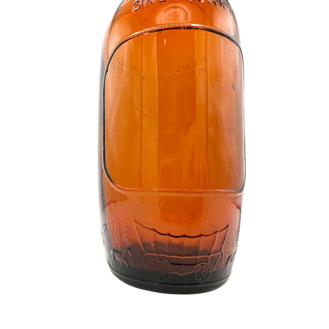 vintage Barclay & Co Limited amber whiskey bottle