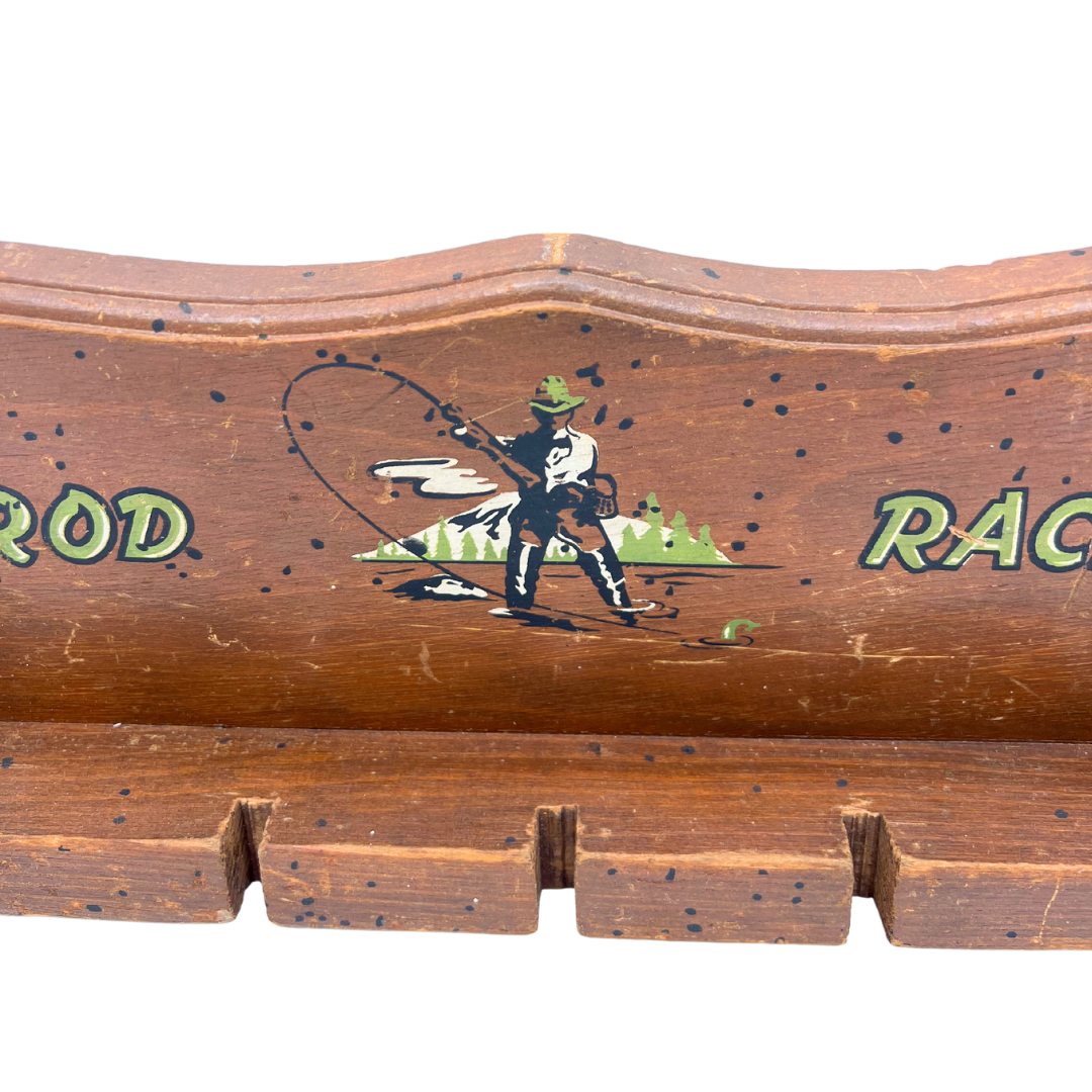 vintage rod rack
