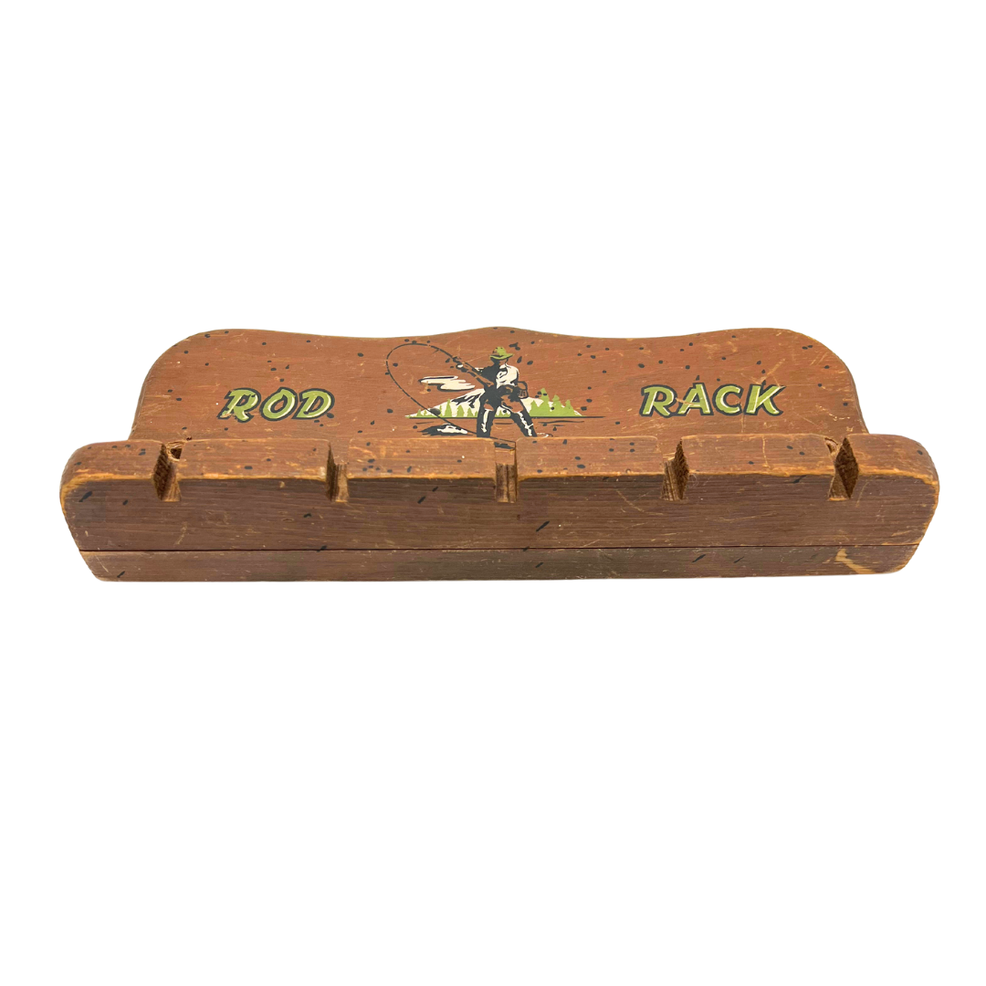 vintage rod rack