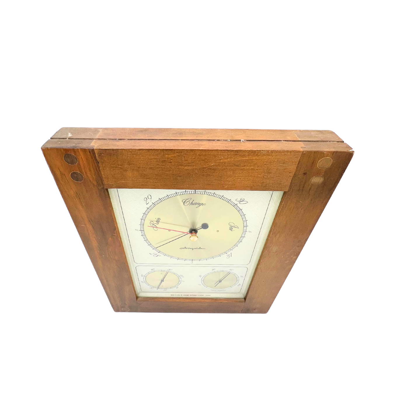 mid-century Airguide barometer