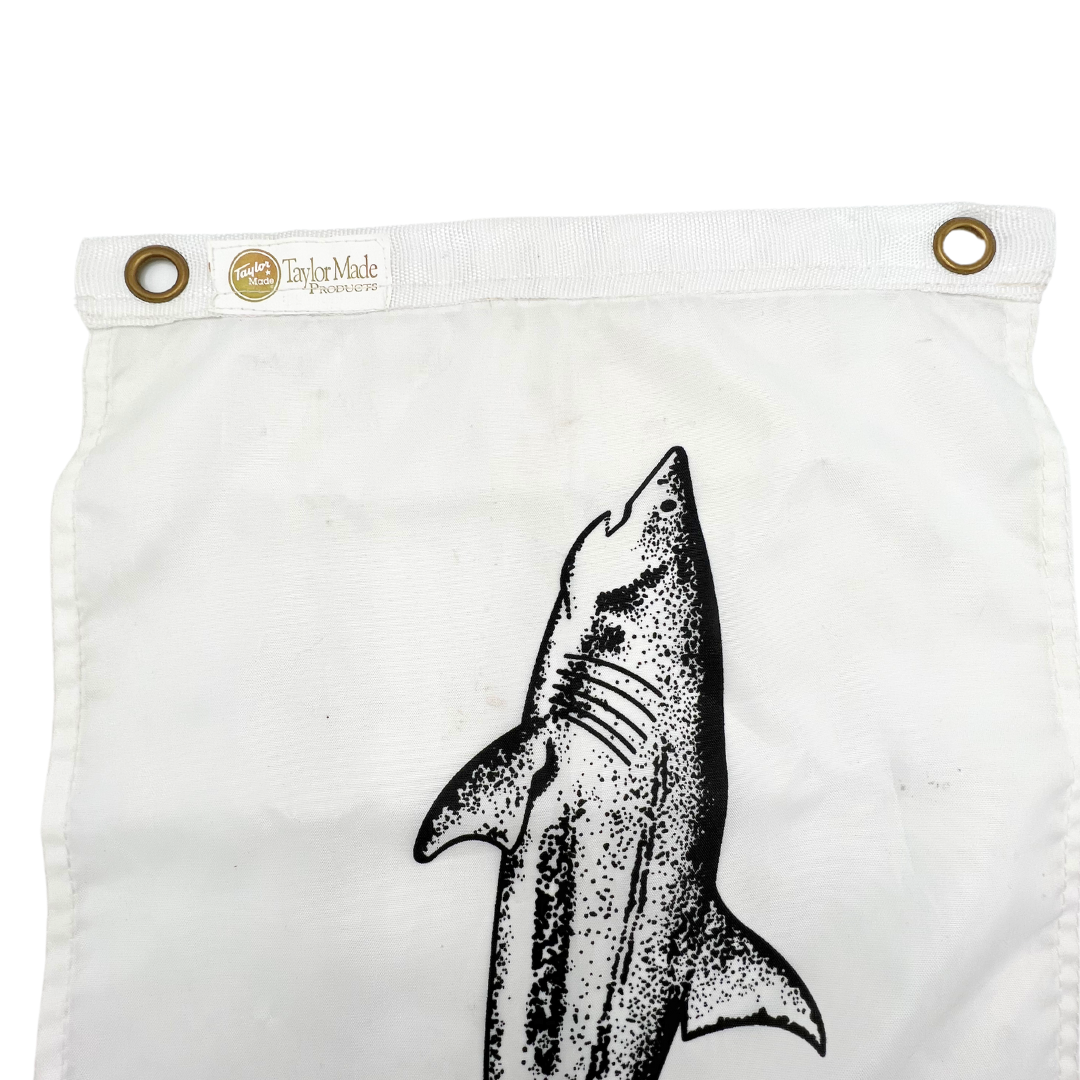 vintage shark flag