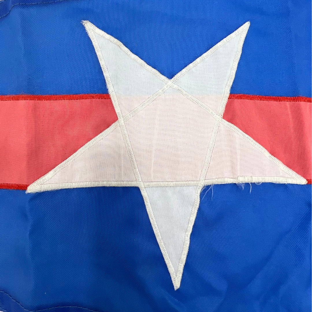 vintage cotton star burgee