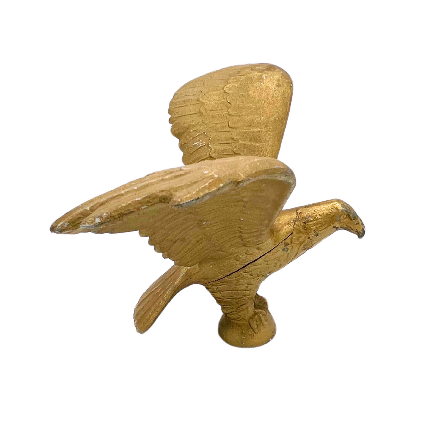 vintage gold metal eagle topper