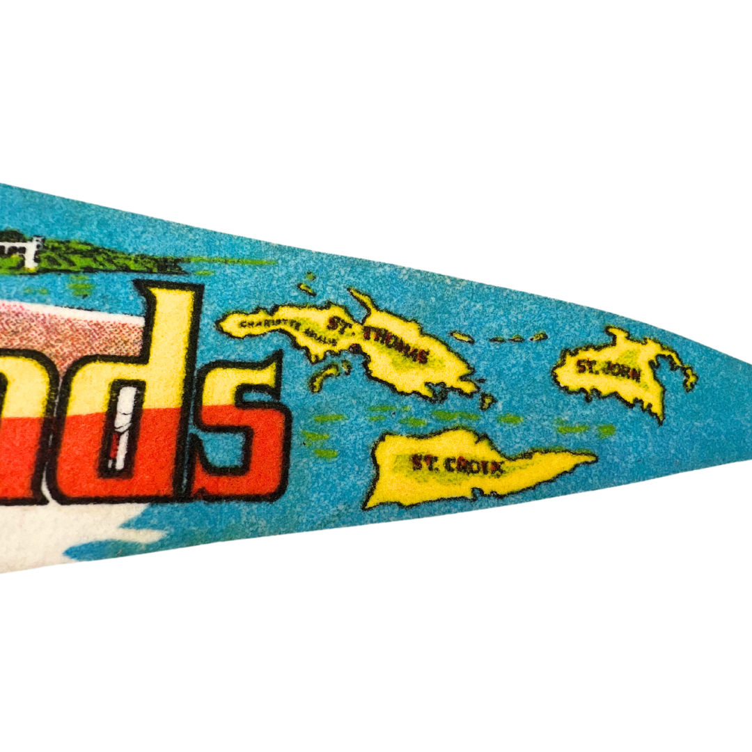 vintage Virgin Islands pennant
