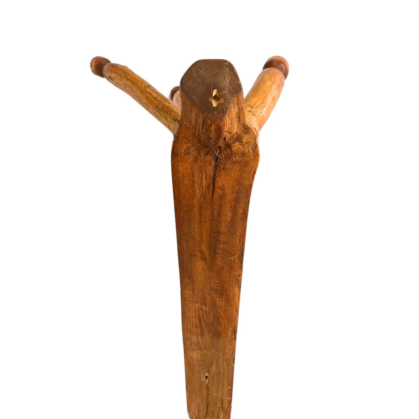 vintage hand-carved branch coat rack