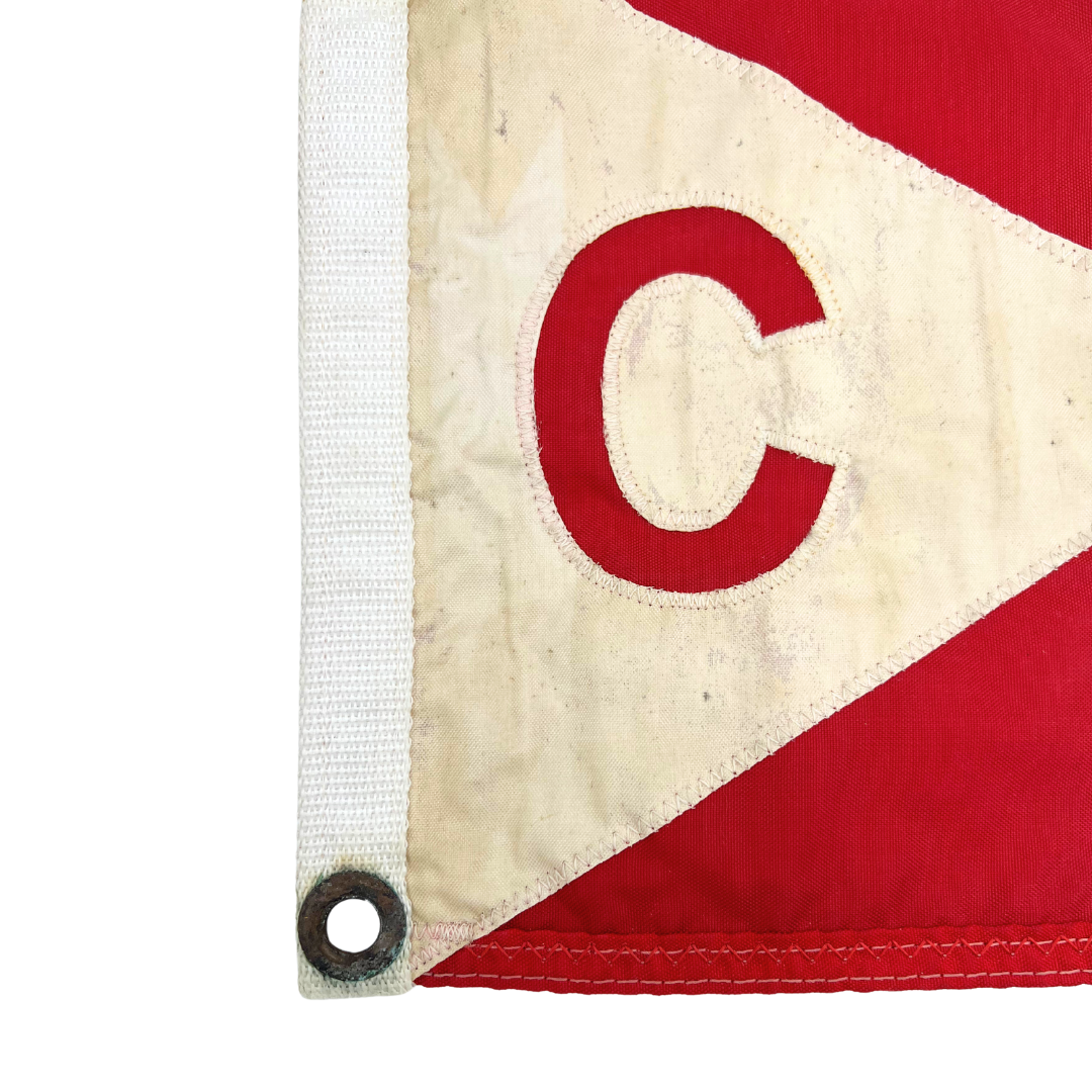 vintage "C" burgee
