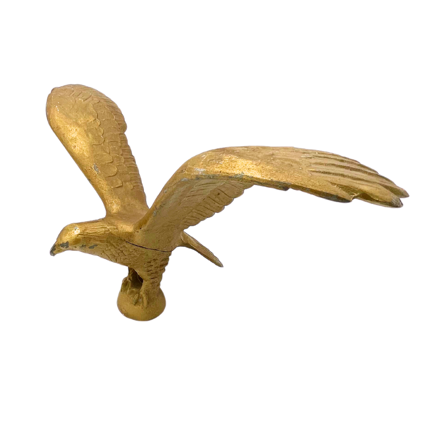 vintage gold metal eagle topper