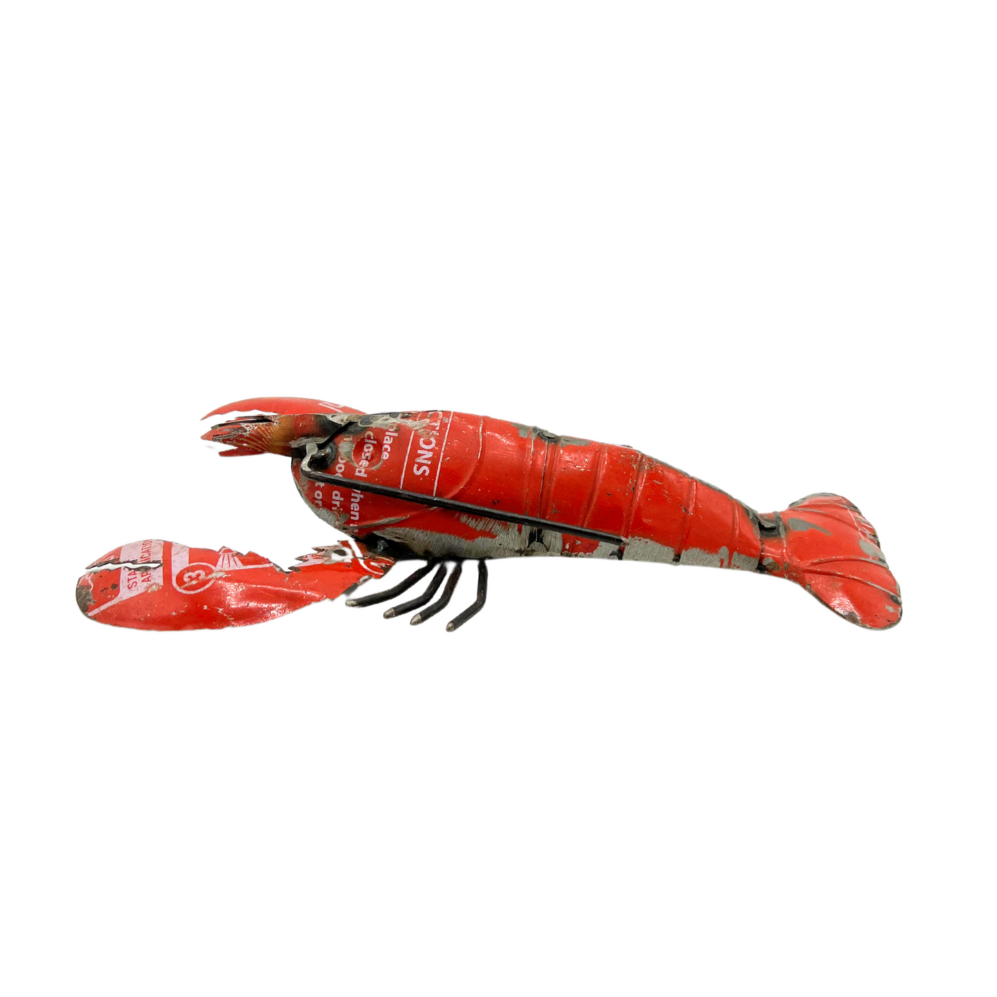 reclaimed metal lobster