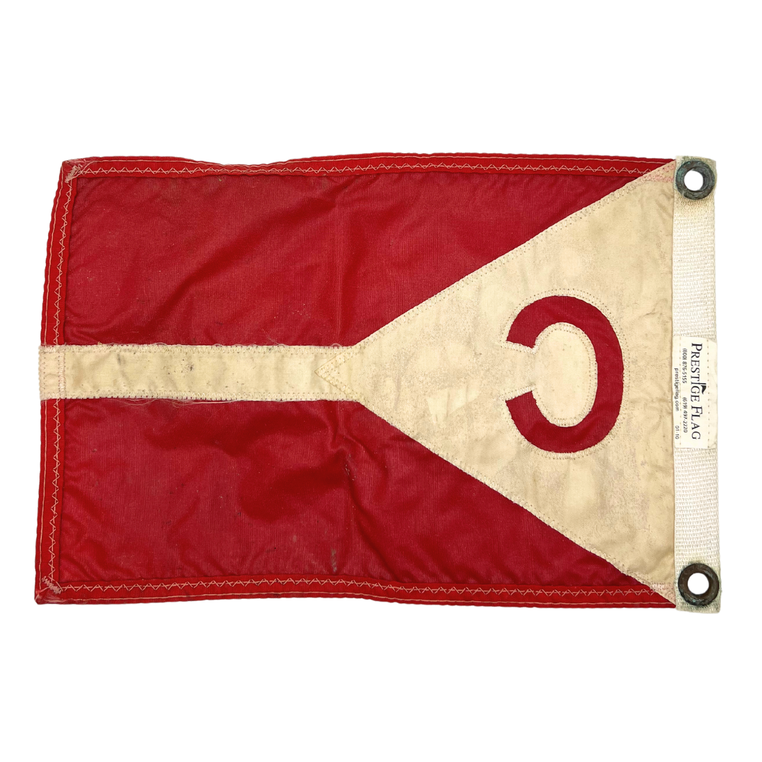 vintage "C" burgee