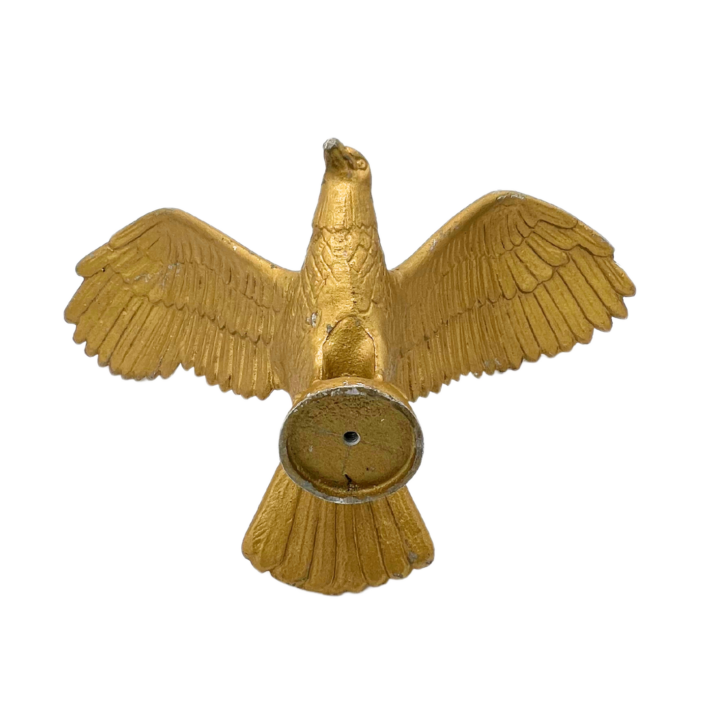vintage gold metal eagle topper