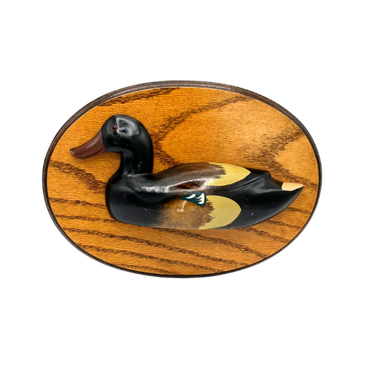 vintage wall mounted duck decoy