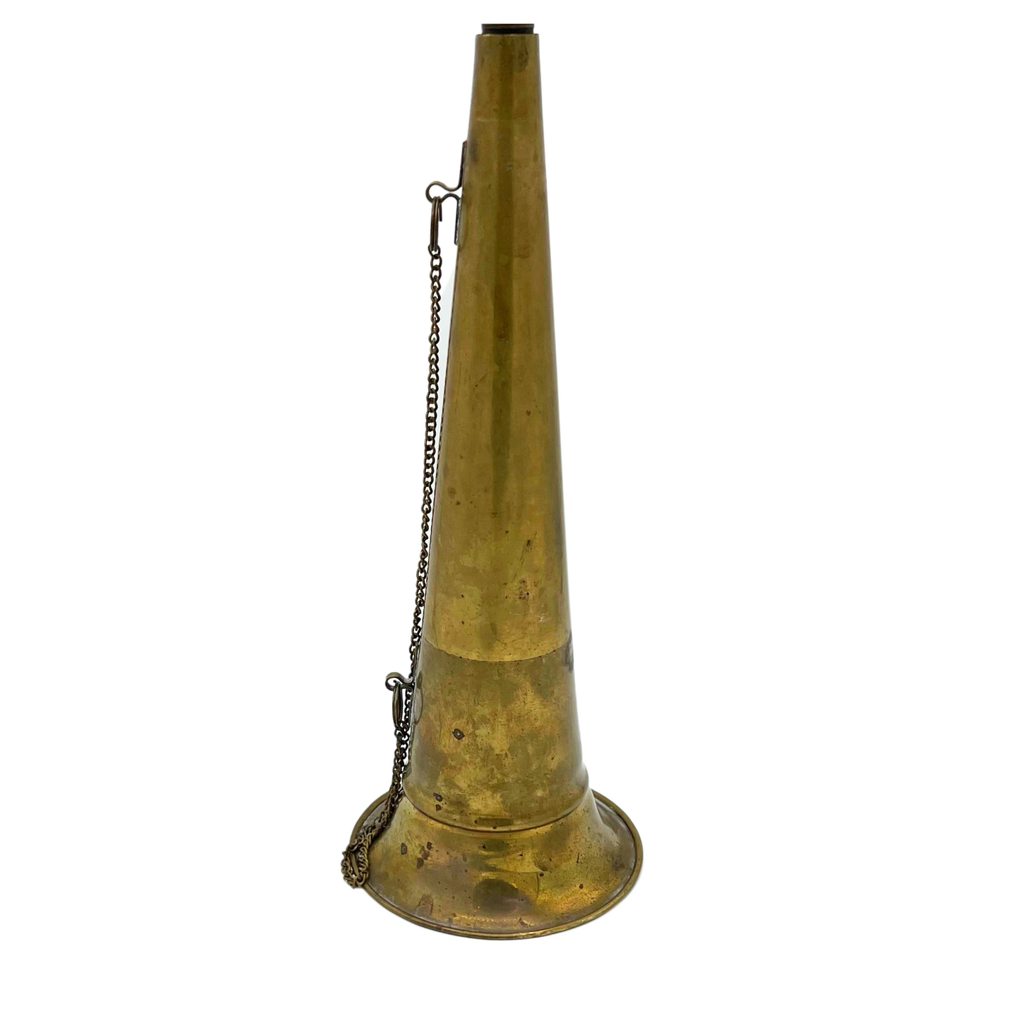salvaged brass ship horn