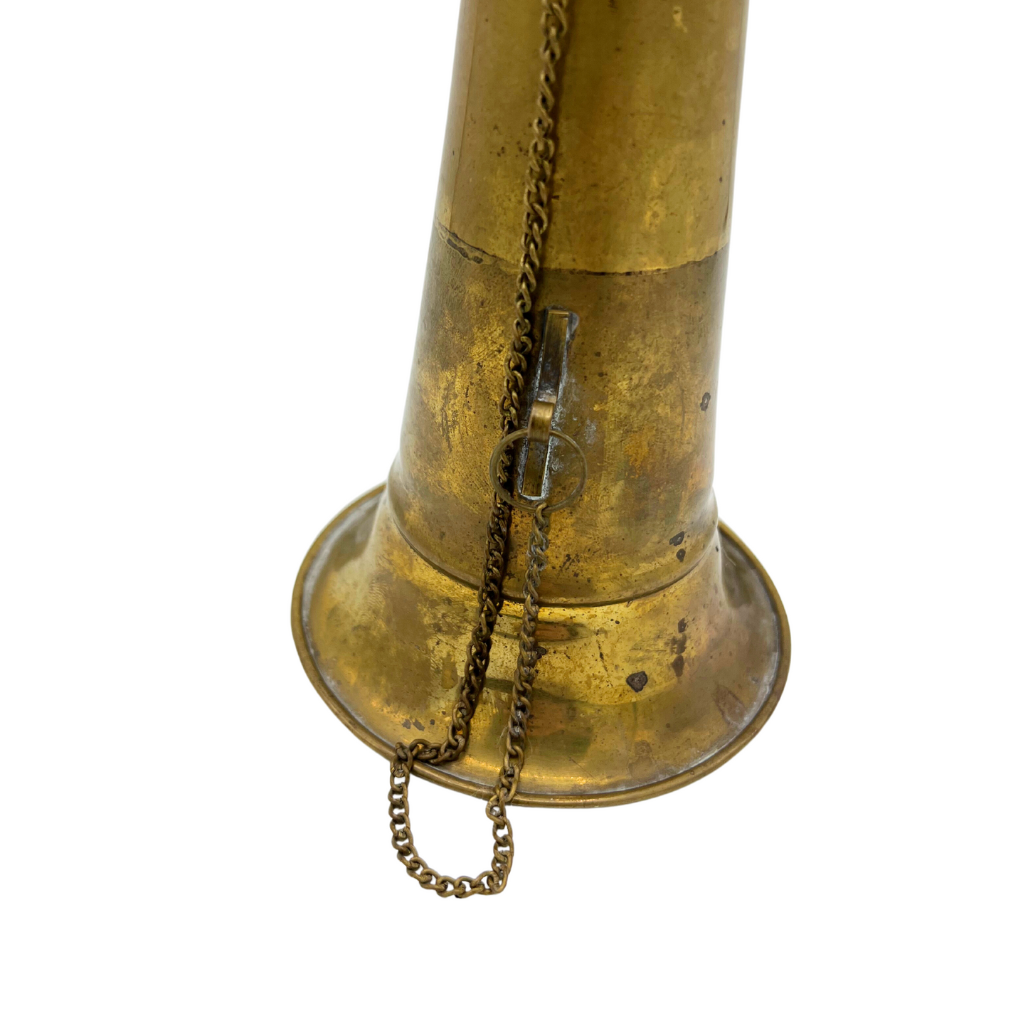 salvaged brass ship horn