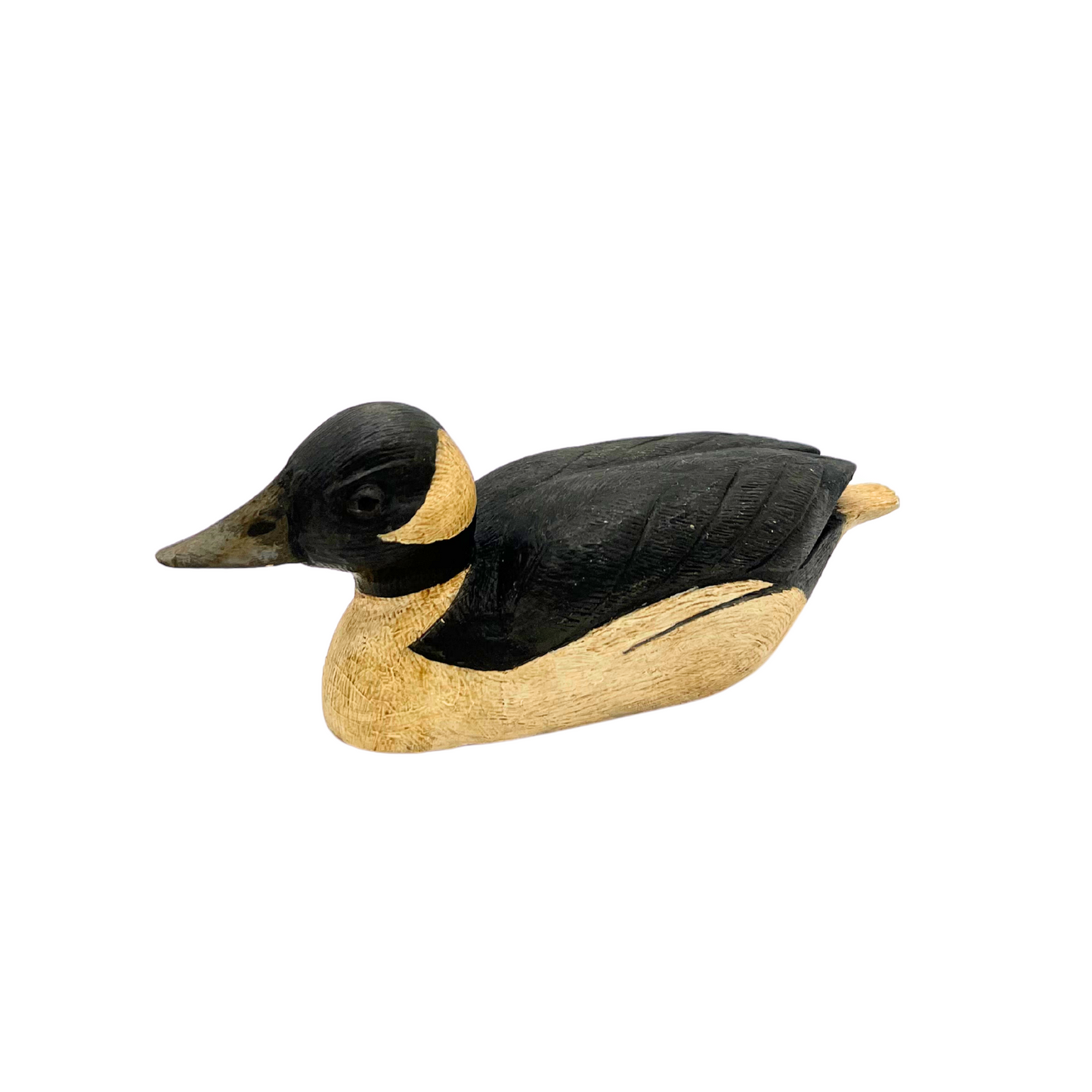 vintage wooden bufflehead duck decoy