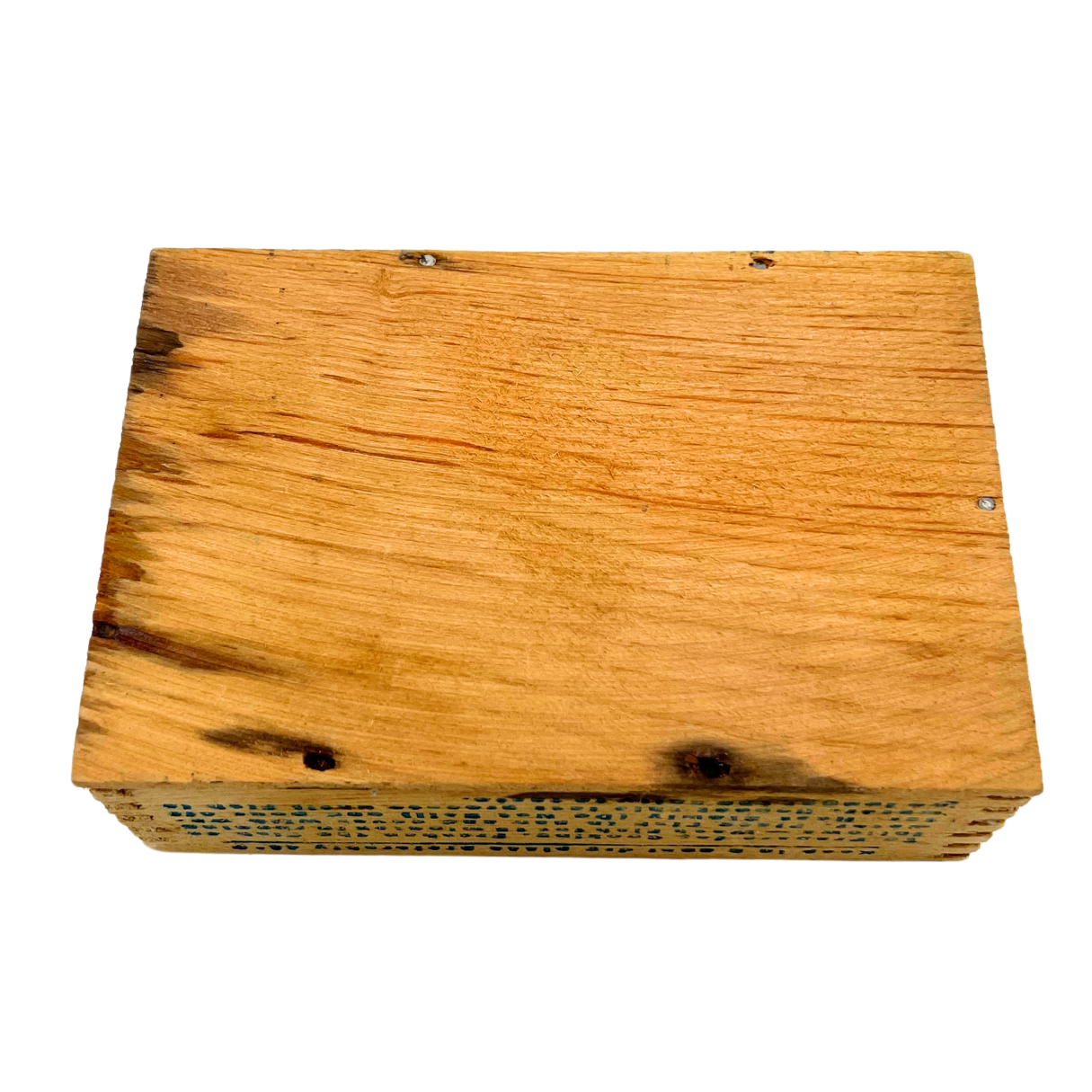 wooden cod fish box