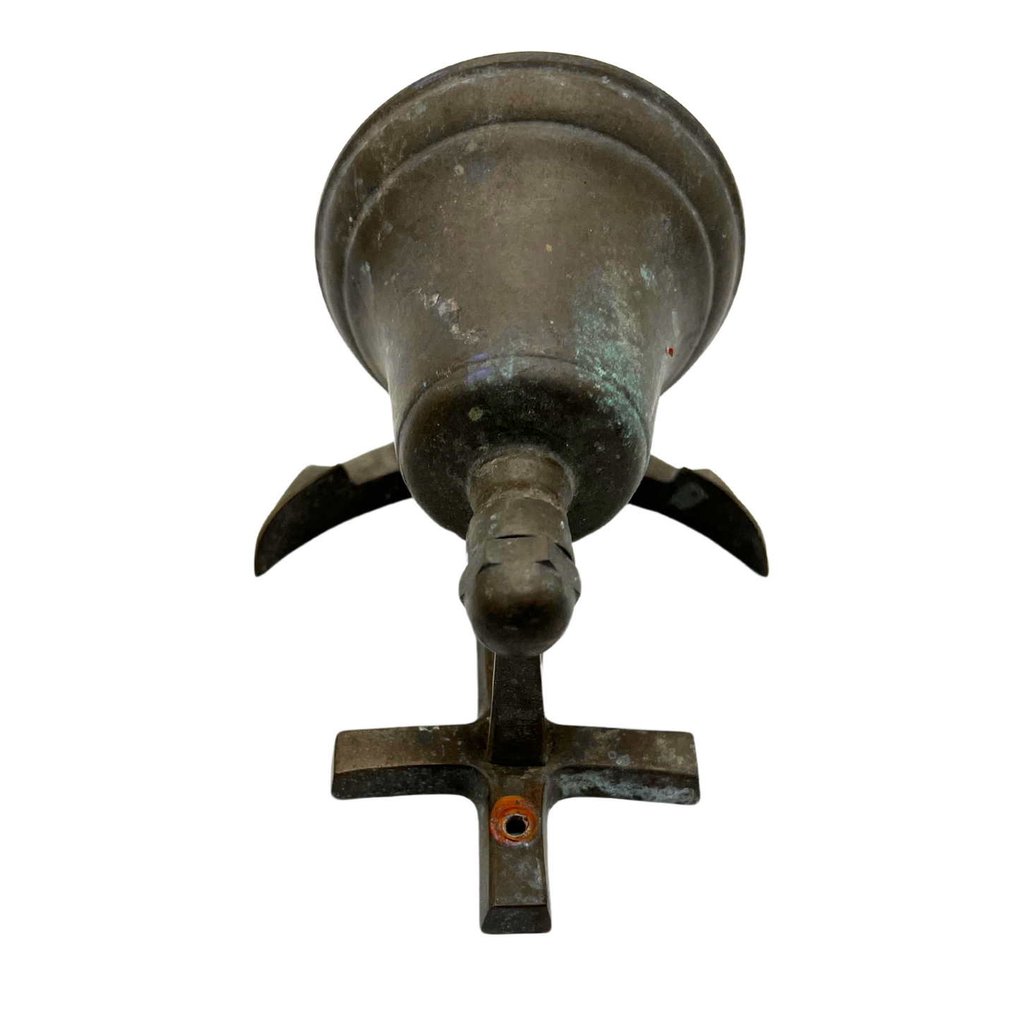 weathered brass anchor bell