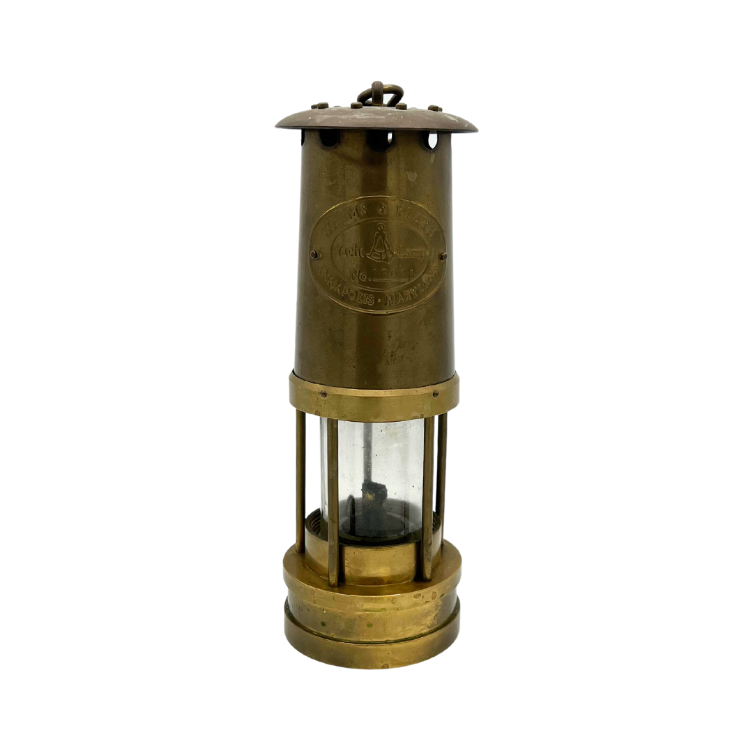 Weems & Plath vintage brass yacht lamp