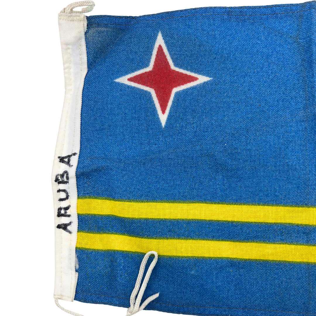 small cotton Aruba courtesy flag