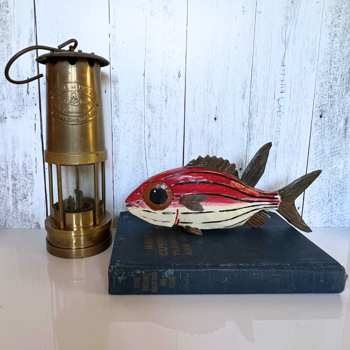 Weems & Plath vintage brass yacht lamp