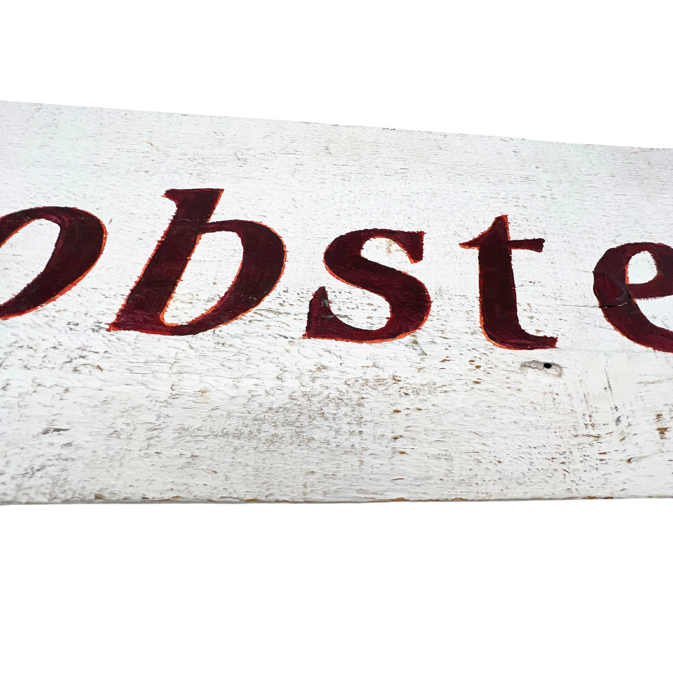 wooden lobster sign