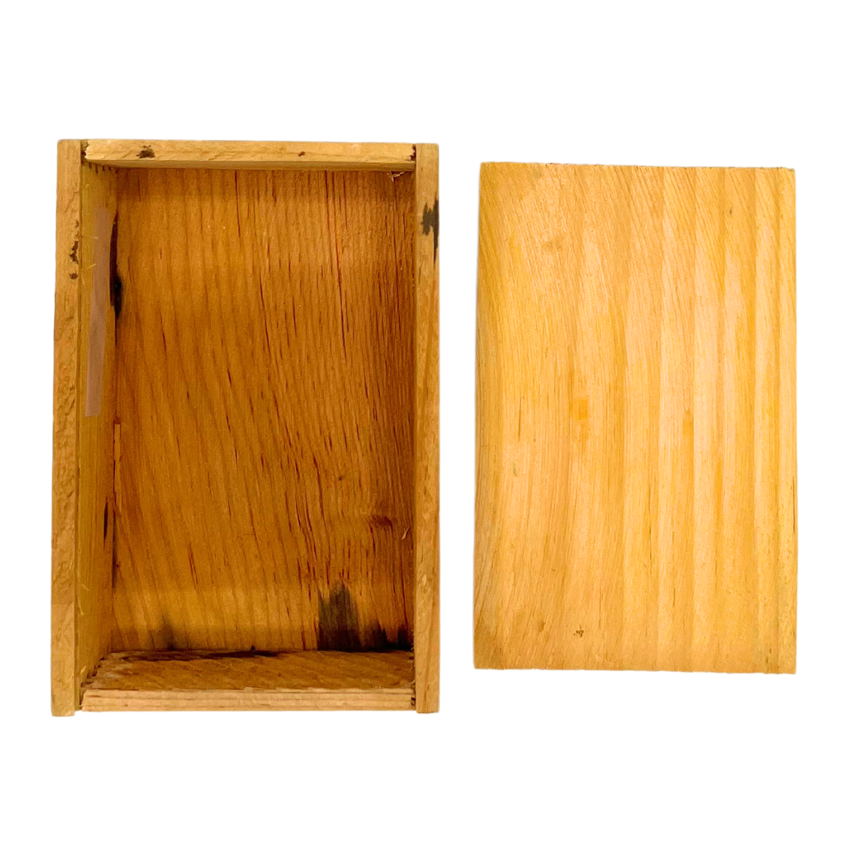 wooden cod fish box