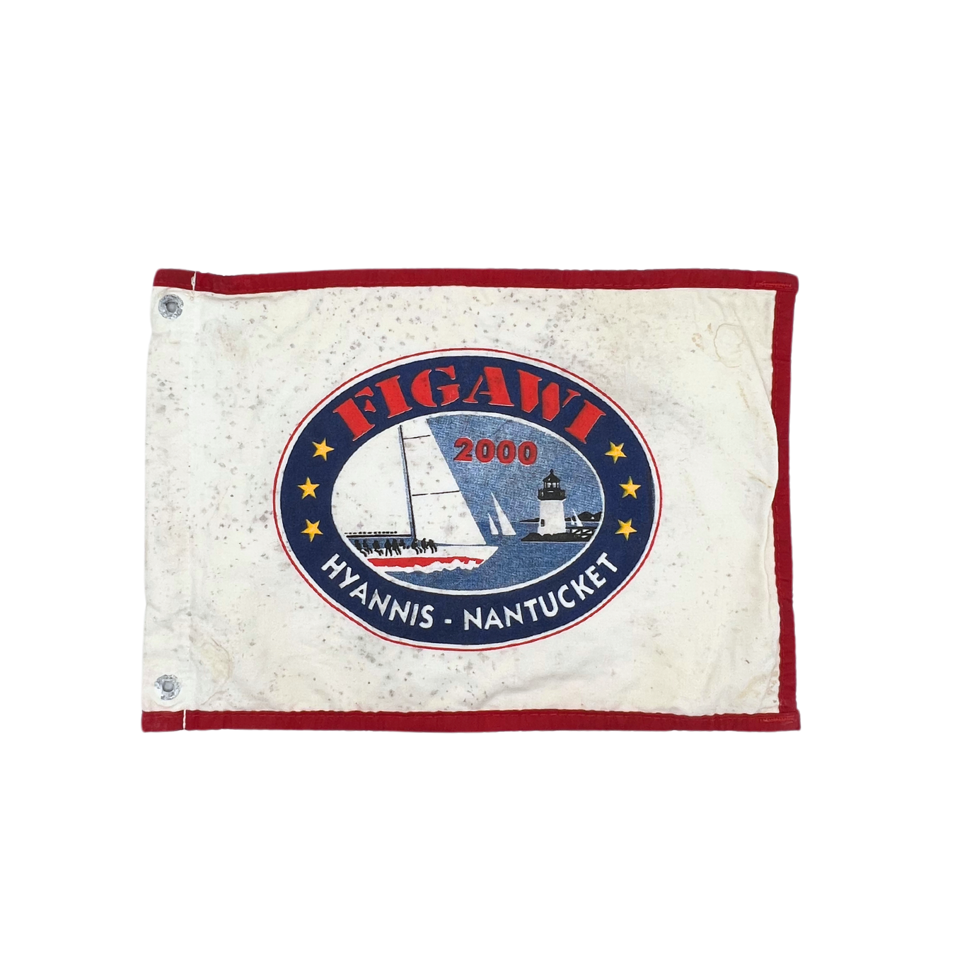 weathered 2000 cotton Figawi burgee