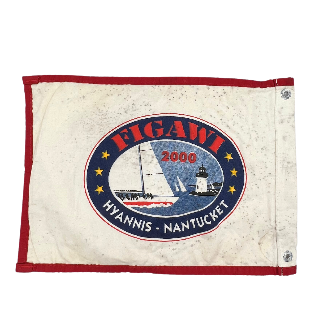 weathered 2000 cotton Figawi burgee