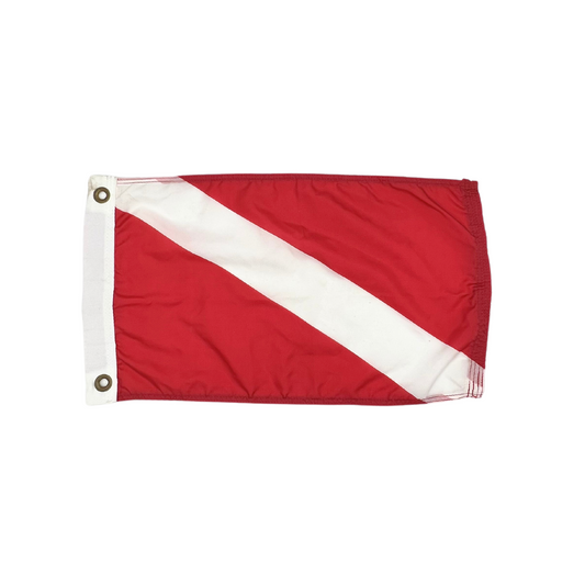 small vintage dive flag
