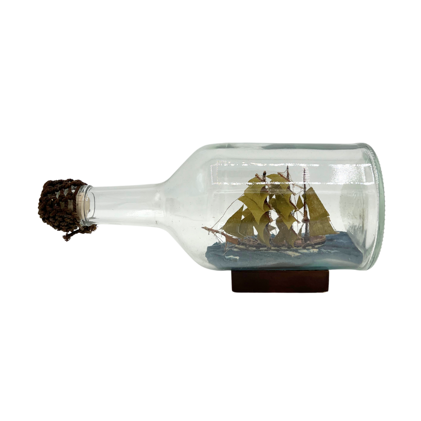 vintage Young America ship in a bottle