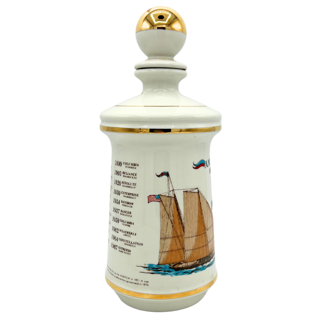 vintage America's Cup decanter