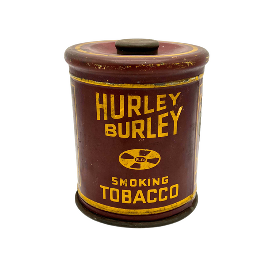 1930s Hurley Burley tobacco tin