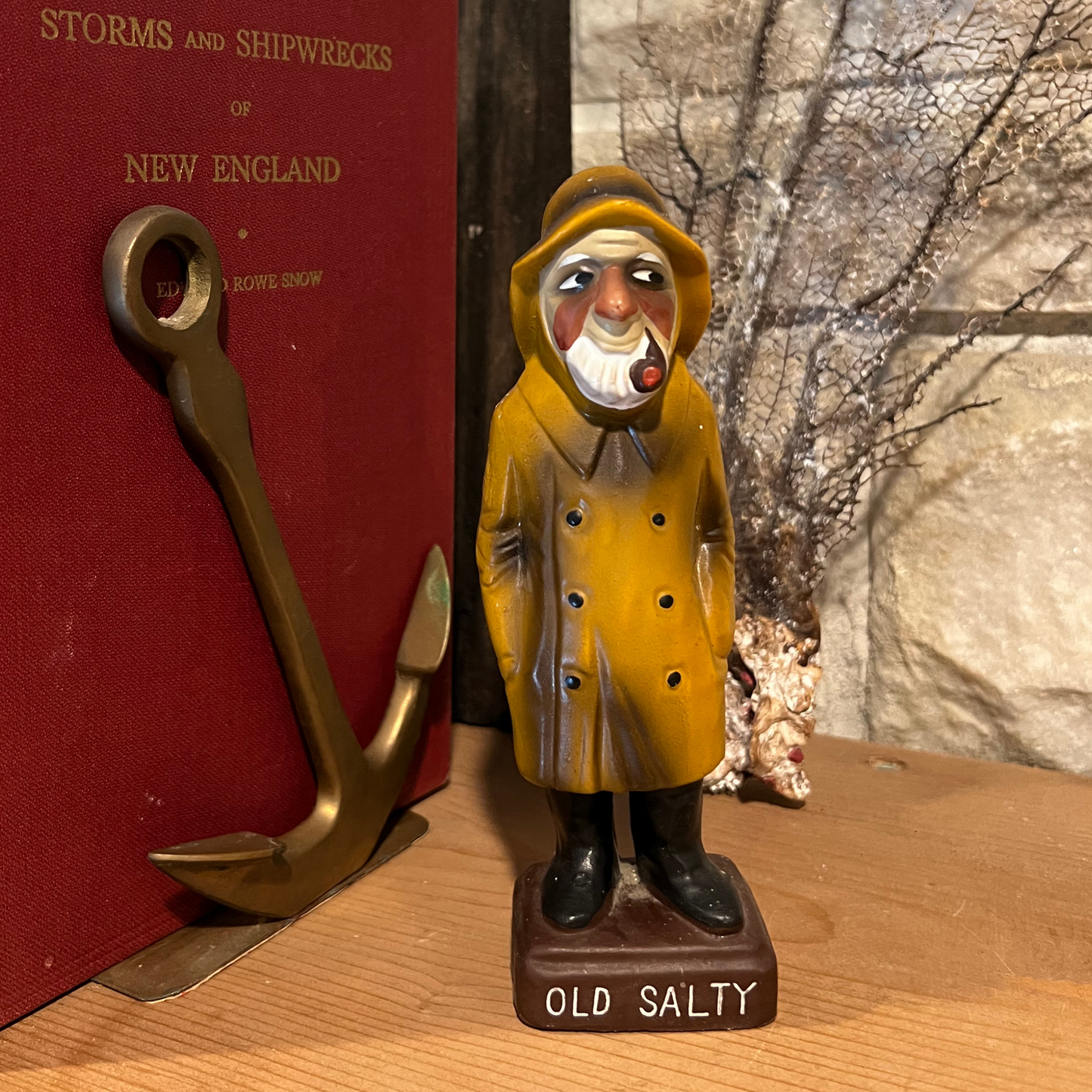 Old Salty fisherman salt shaker