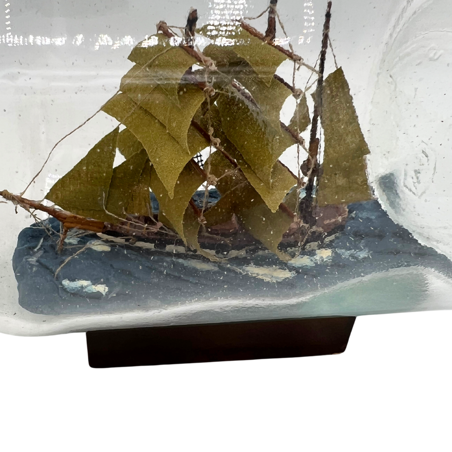 vintage Young America ship in a bottle