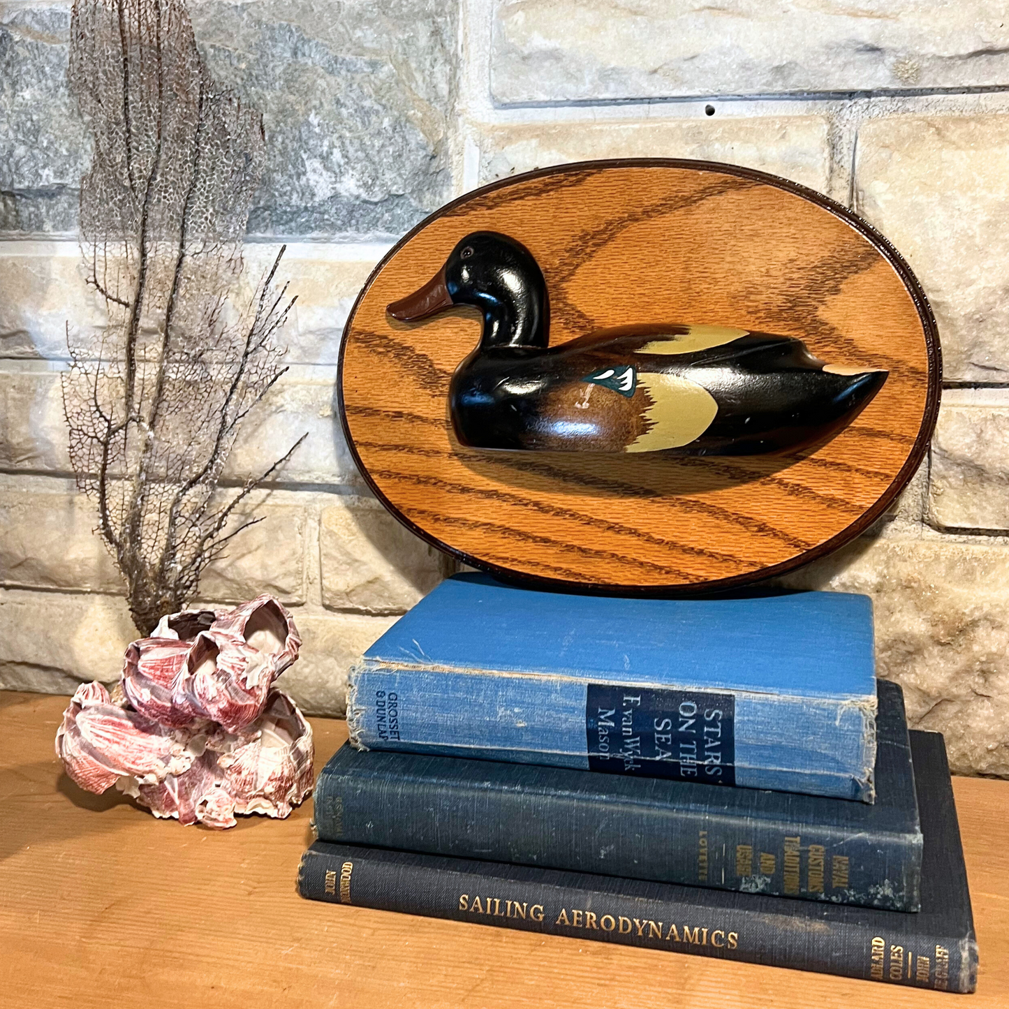 vintage wall mounted duck decoy