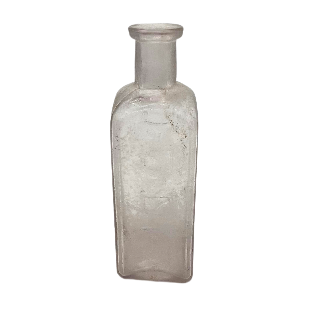 antique triple D medicine bottle