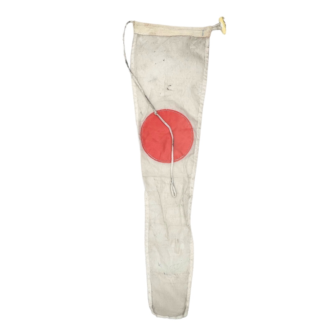 salvaged nautical signal flag - number 1