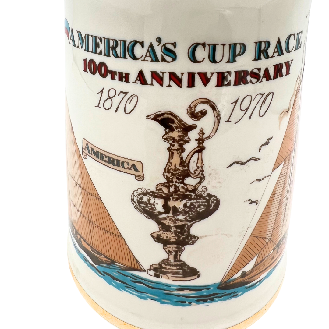 vintage America's Cup decanter