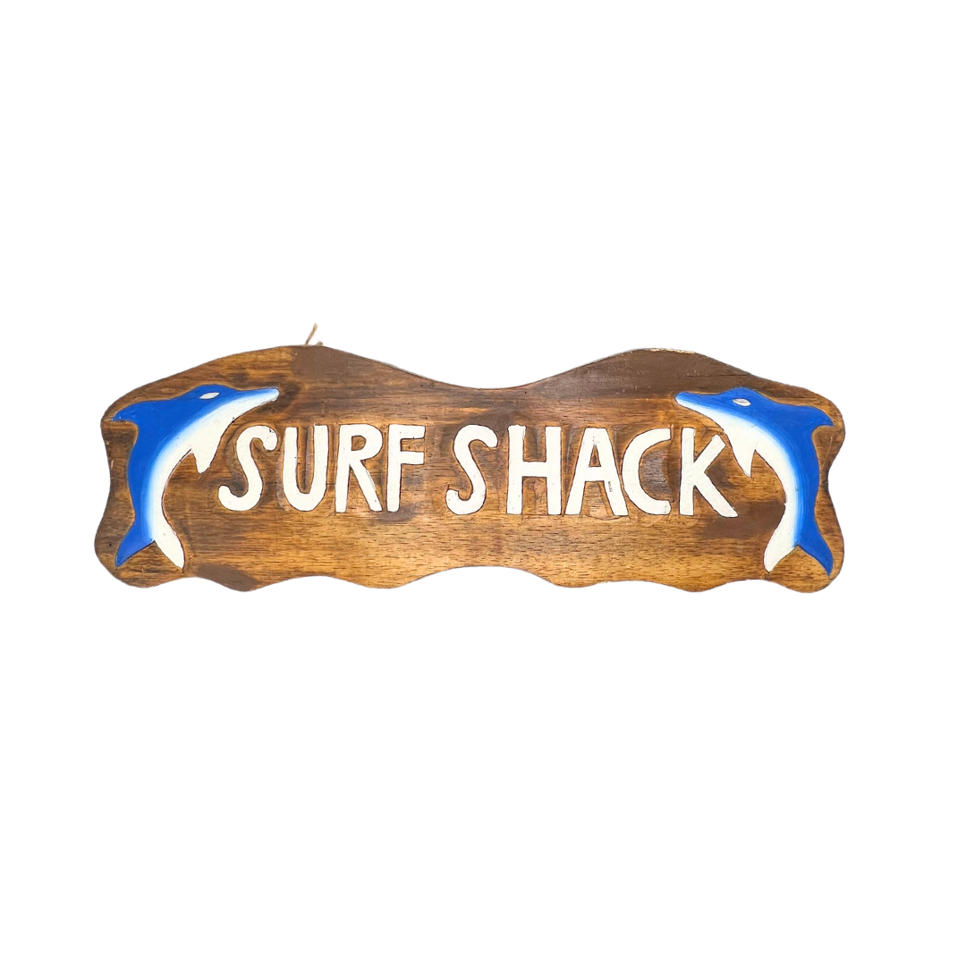 vintage wooden surf shack sign – Atlantic Attic