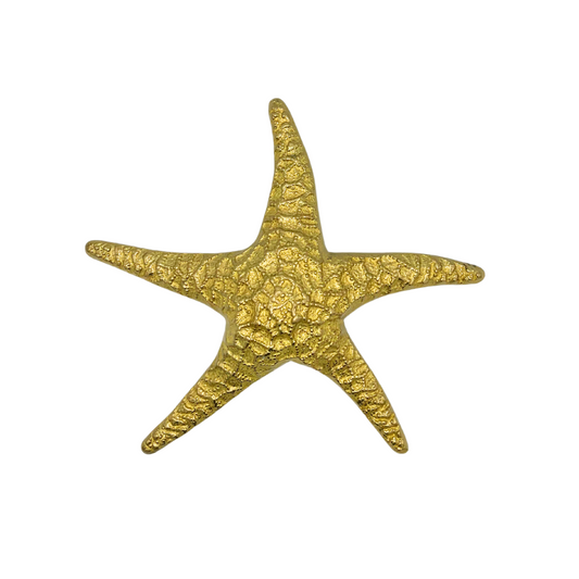 vintage brass starfish