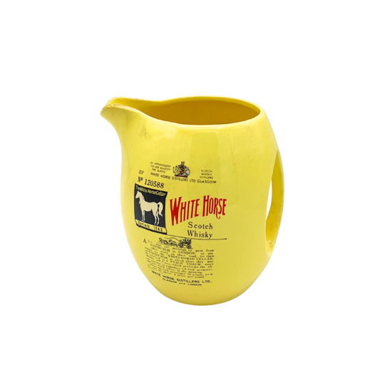 vintage White Horse scotch pitcher