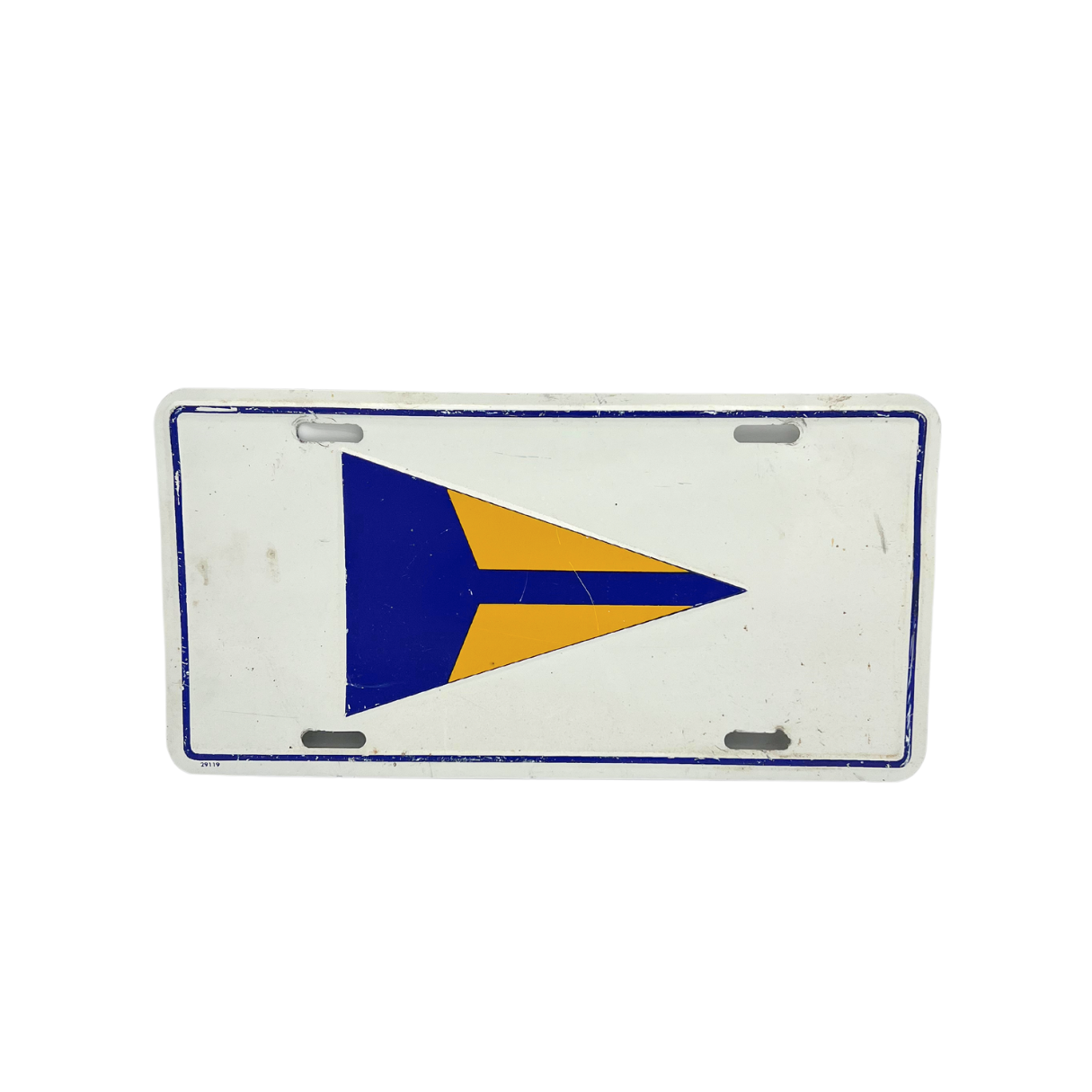 vintage burgee vanity plate