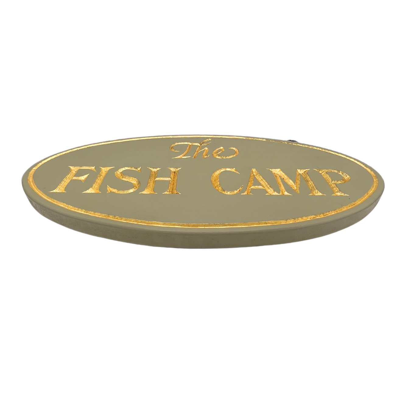 vintage The Fish Camp sign