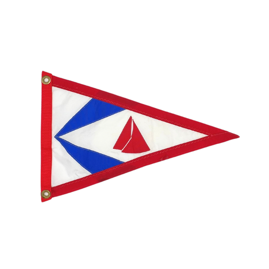 vintage sailboat yacht club burgee