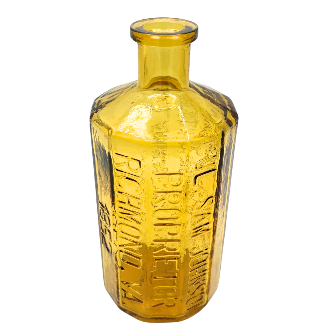 antique Indian vegetable jaundice bitters bottle