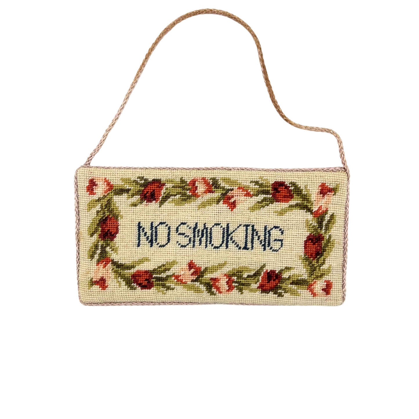 vintage "no smoking" sign